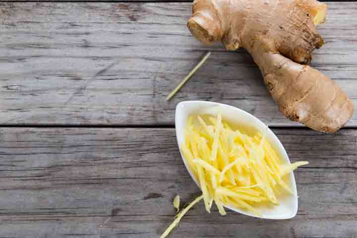 Ginger can help alleviate morning sickness.