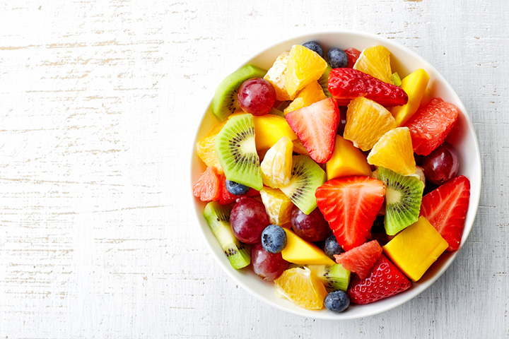 Lime-honey fruit salad healthy snacks for kids