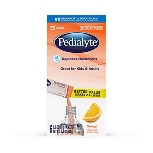 Pedialyte Electrolyte Powder – Orange