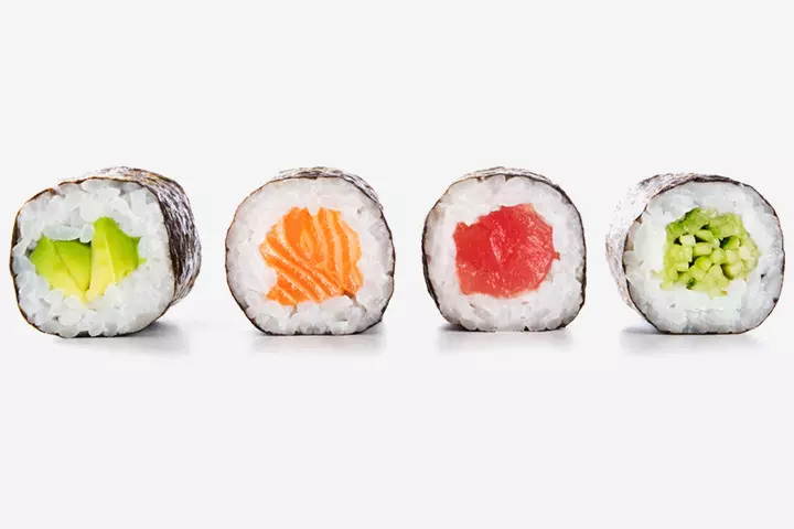 Smoked vegetable sushi rolls healthy snacks for kids