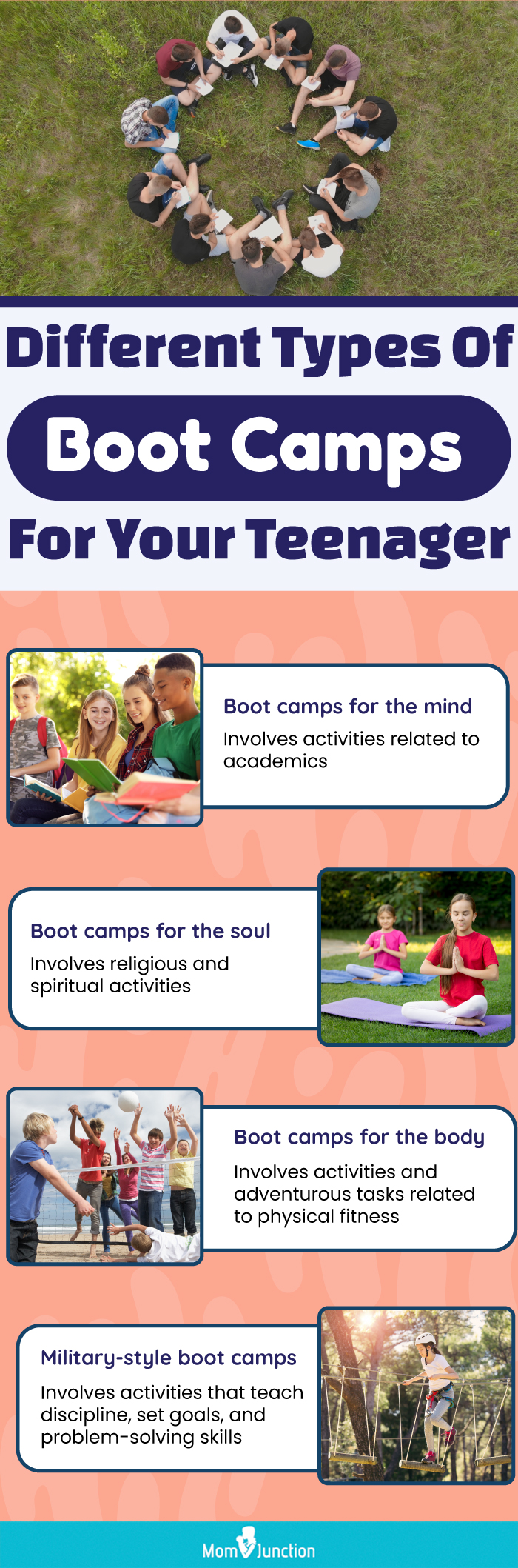 different types of boot camps for your teenager (infographic)
