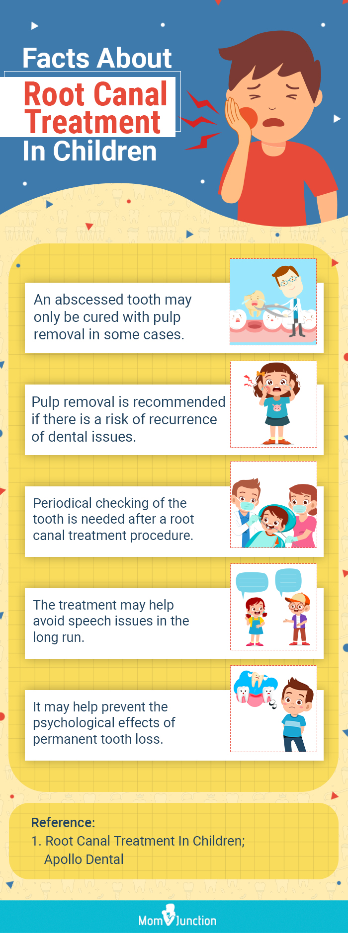 facts about root canal treatment in children [infographic]