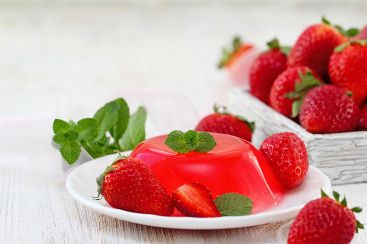 Fruit jelly has a high fibre content