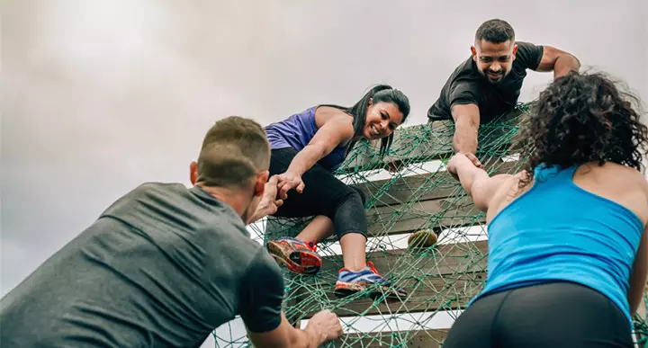 Military style boot camp for teens