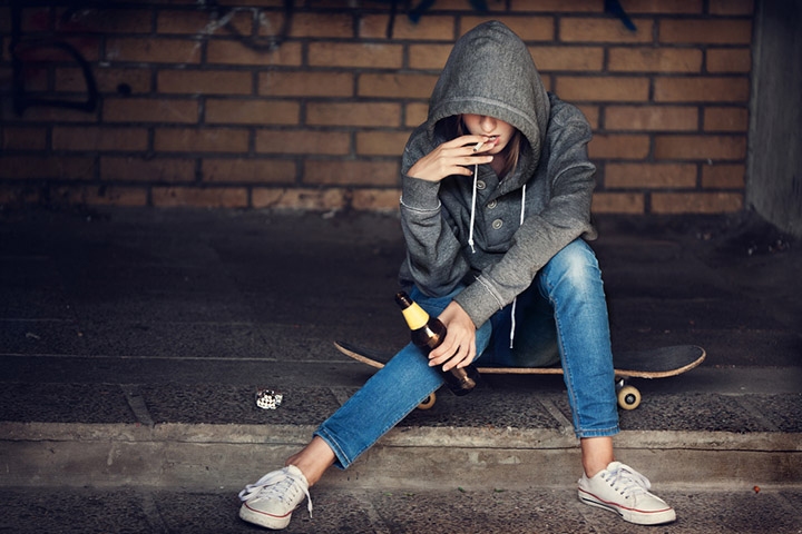 Addiction or substance abuse is a sign of anger issues in a teenager.