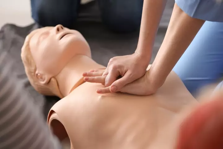 CPR Training at boot camp