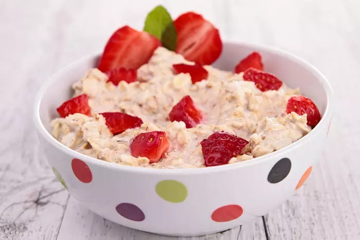 Strawberry oatmeal