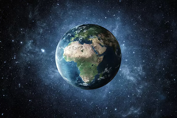 The earth is between four and five billion years old. 