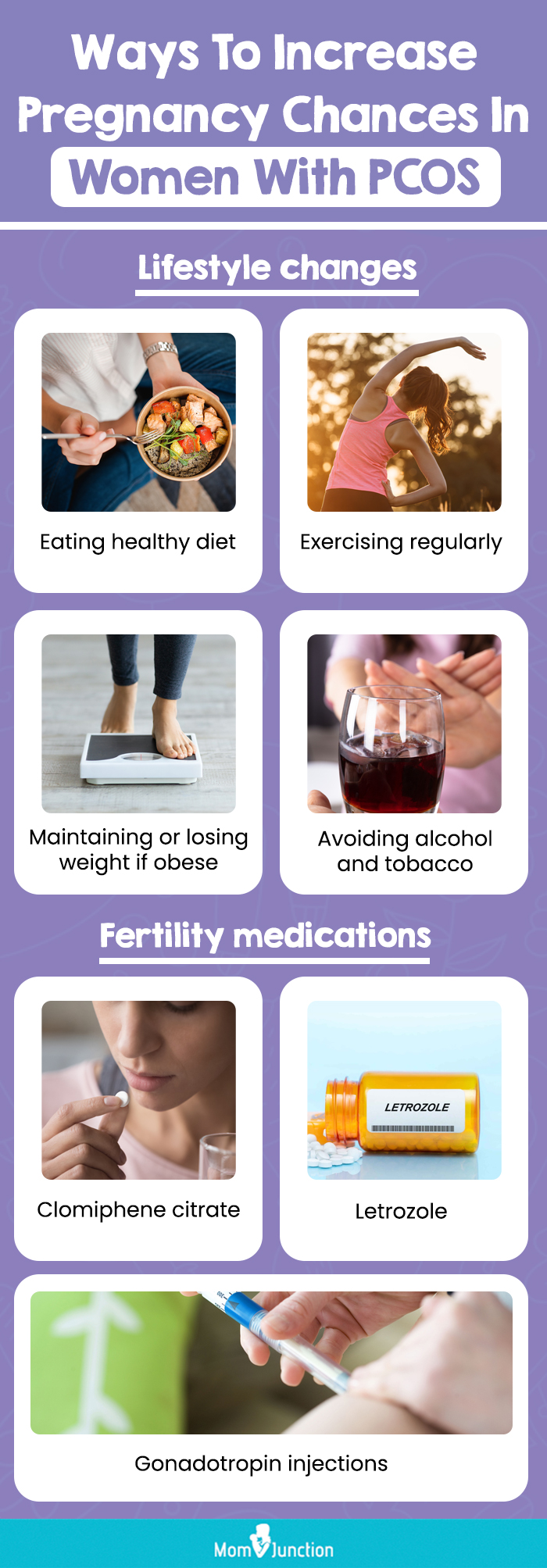 ways to increase pregnancy chances in women with pcos (infographic)