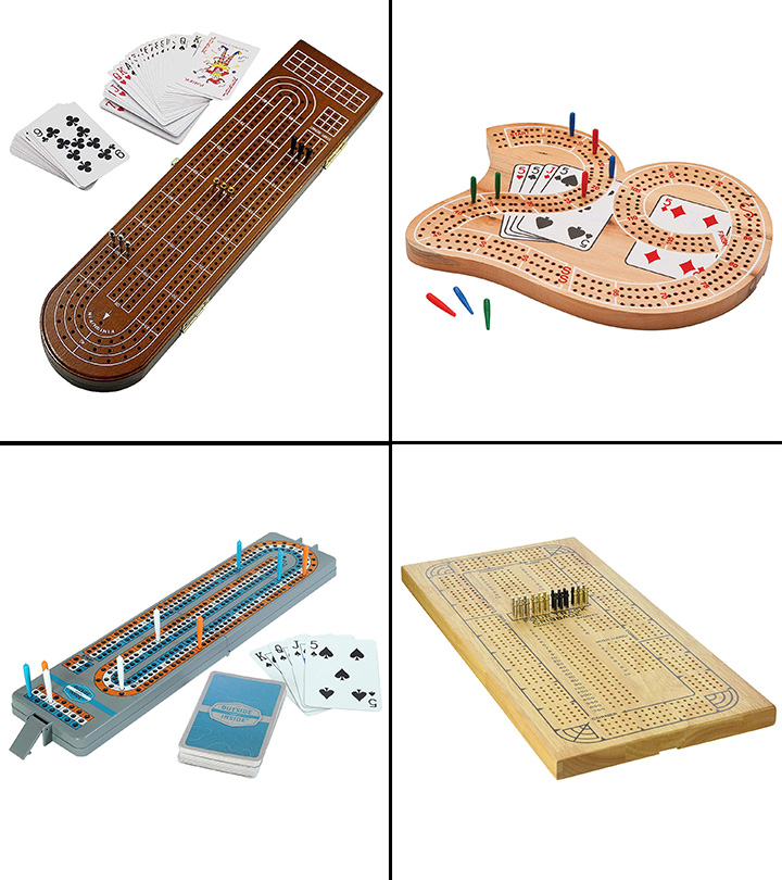 Adulte Portable Classique Traditionnel Board Game Set Bois Cribbage Bureau Jeu 