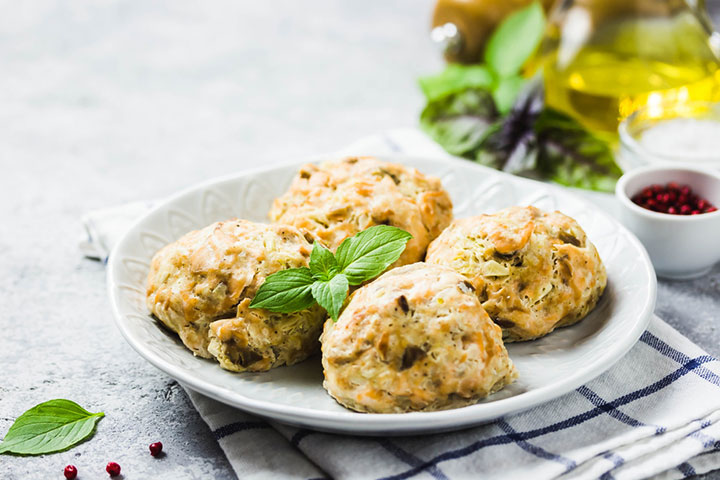 Baked tuna and spinach patties