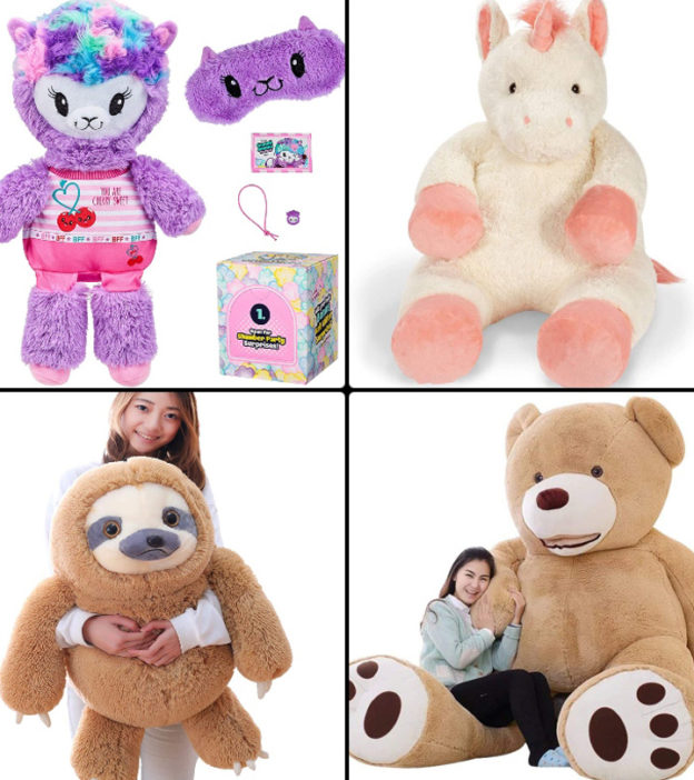 Cucunu Big Teddy Bear Stuffed Xl Plush Animal Large 3.3 Ft For Kids And S With B 