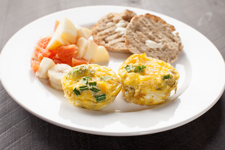 Broccoli and egg cheese breakfast cups