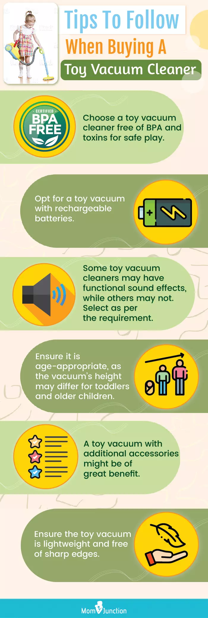 Tips to Follow When buying Toy Vaccum Cleaner (Infographic)