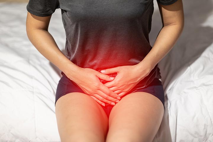 UTI can cause abdominal pain during pregnancy