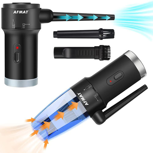 Afmat Compressed Air Duster And Vacuum Cleaner
