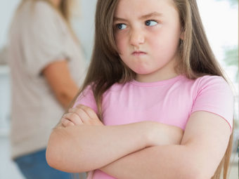 Angry little girl