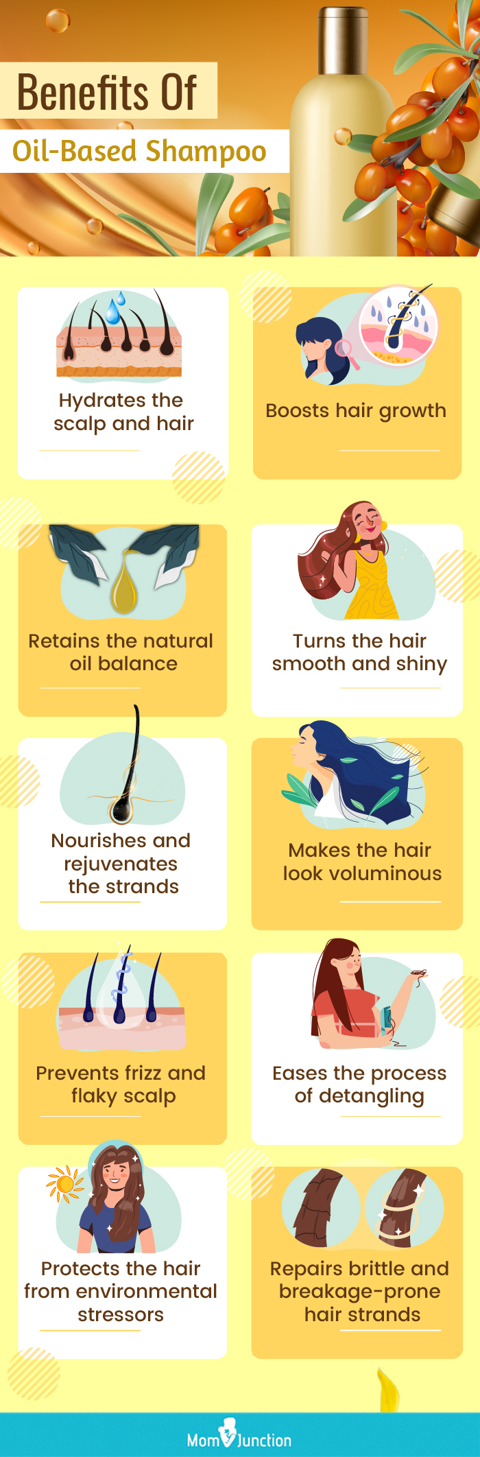 Benefits Of Oil Based Shampoos (infographic)
