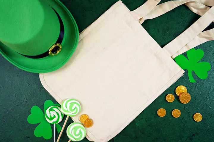 Shamrock Coin Bags