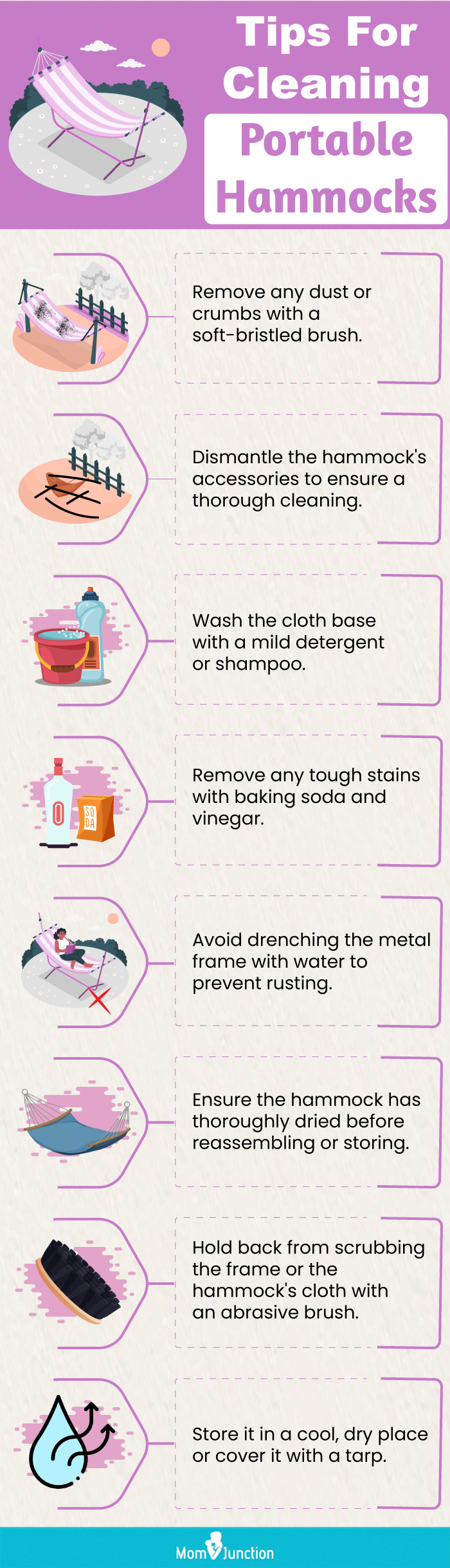 Tips For Cleaning Portable Hammocks (infographic)