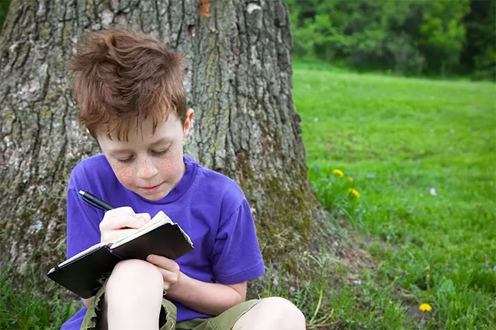 Writing down angry thoughts and emotions may help children clear their minds.