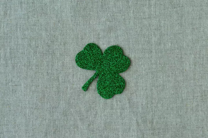 Yarn-Wrapped Shamrock