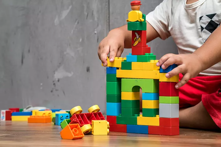 Avoid Knocking Down Legos