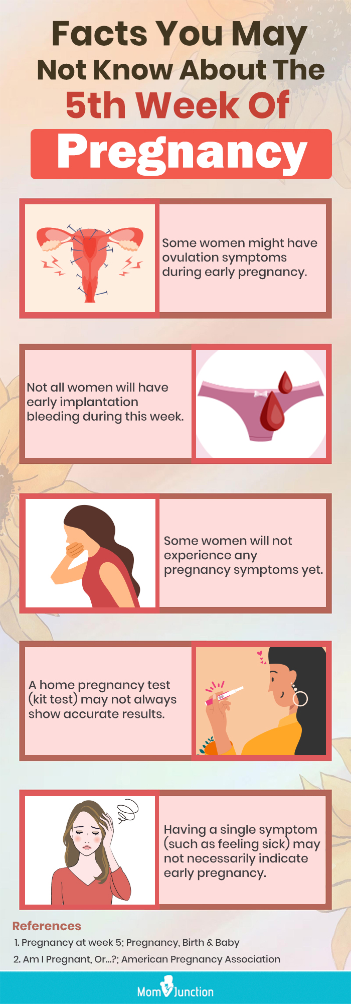 facts you may not know about the 5th week of pregnancy (infographic)