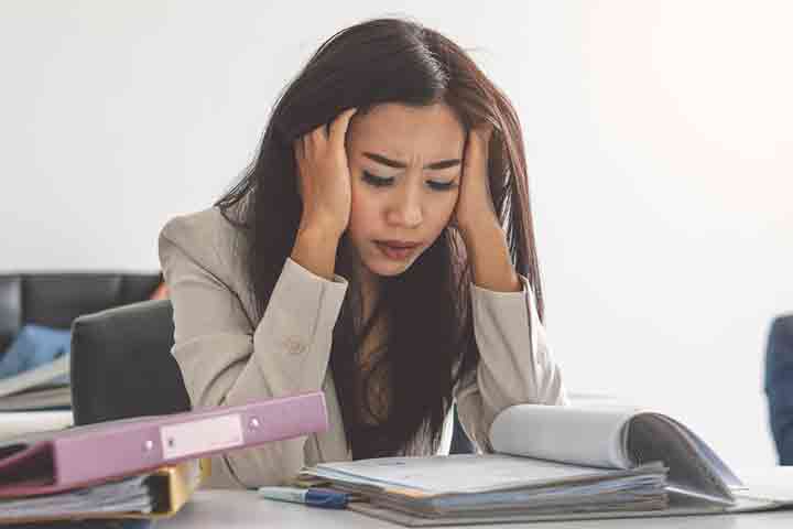 Excessive stress could cause imbalance in hormones