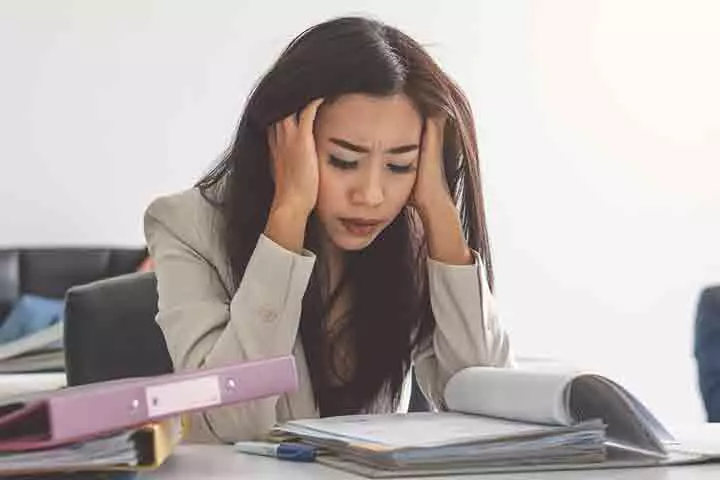 Excessive stress could cause imbalance in hormones