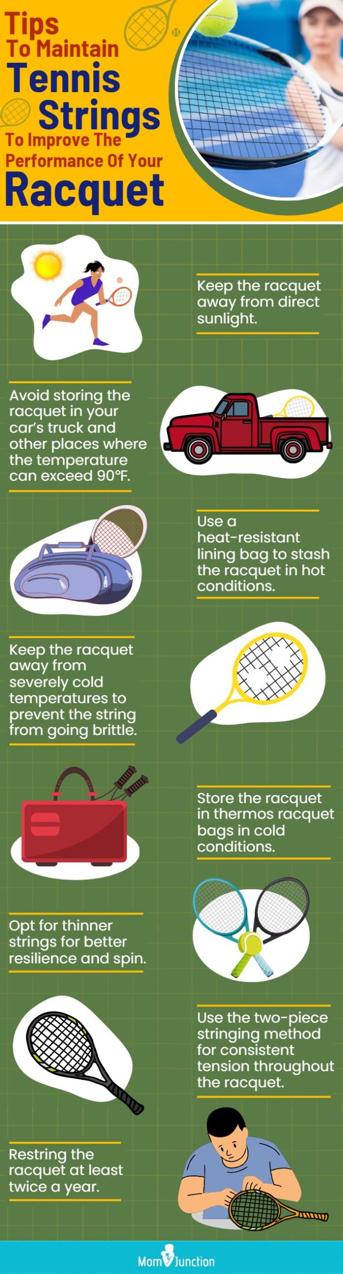 Tips To Maintain Tennis Strings To Improve The Performance Of Your Racquet