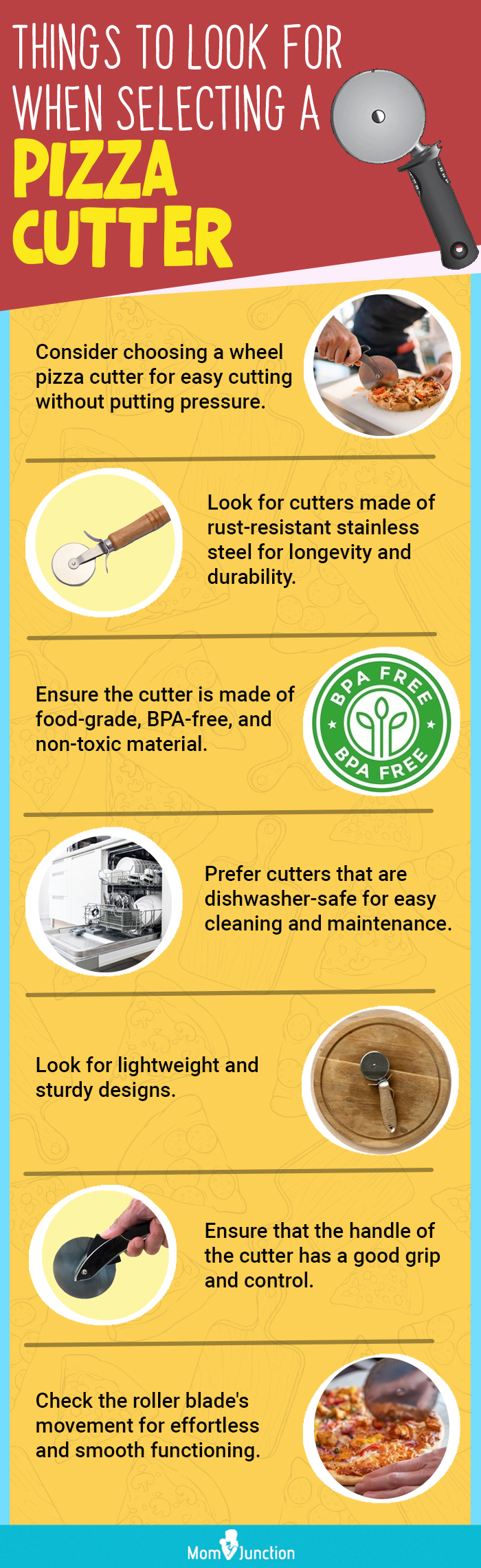 Things To Look For When Selecting A Pizza Cutter (infographic)