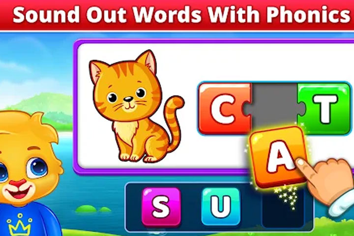 ABC Spelling offers multiple spelling games for toddlers