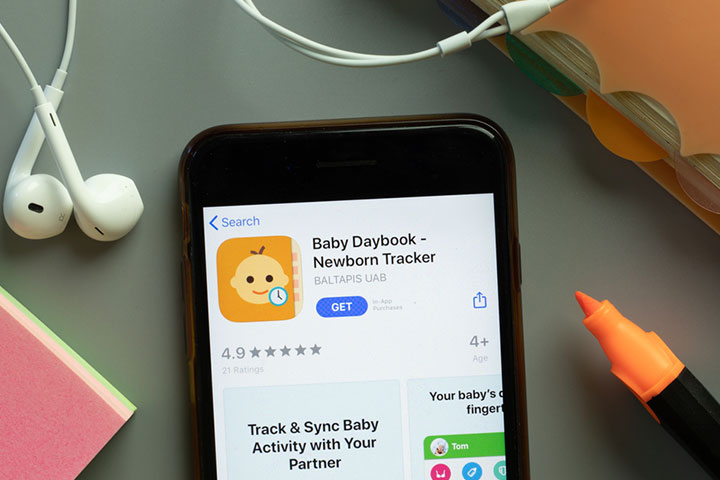 Baby daybook, baby milestones app