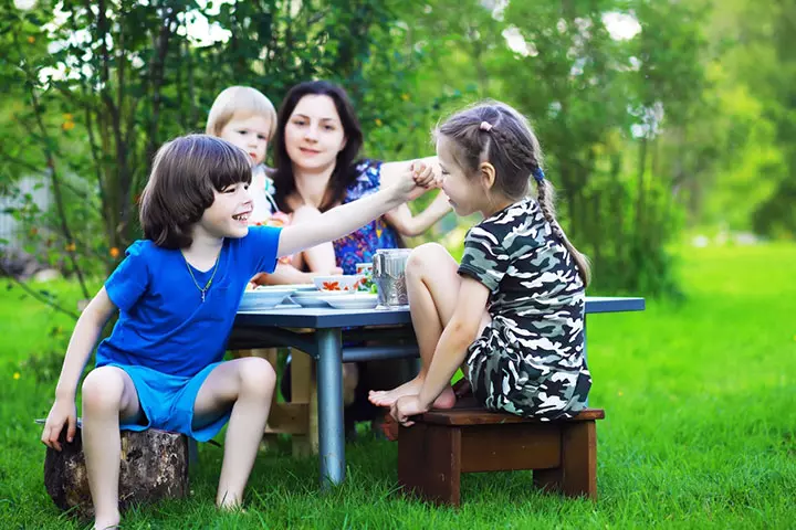 Breakfast party for 5-year old birthday