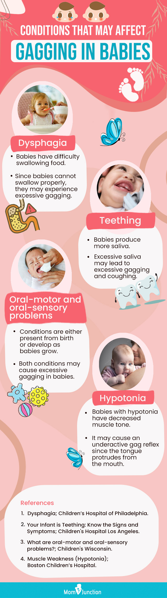 conditions that may affect gagging in babies [infographic]