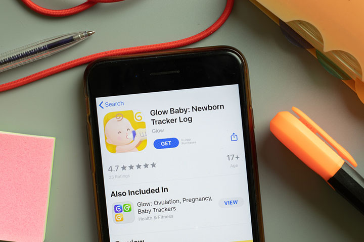 Glow, baby milestone apps