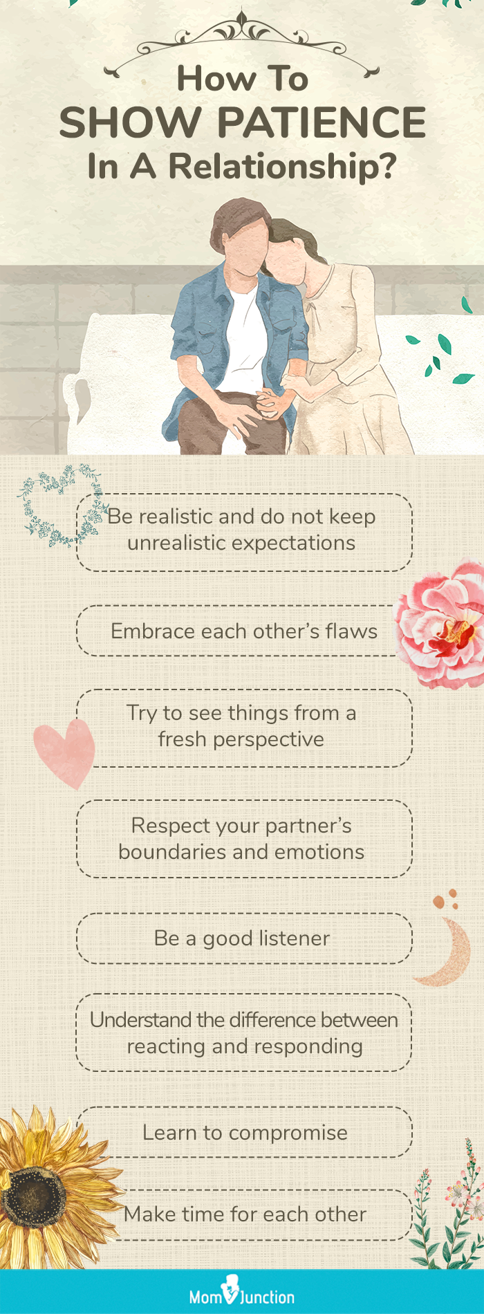 how to show patience in a relationship [infographic]