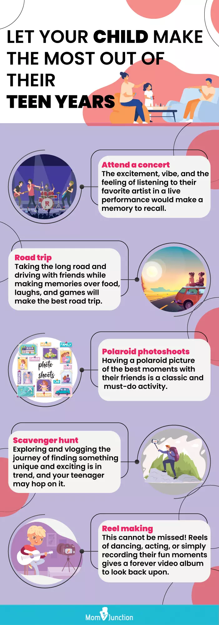 activities teens must try (infographic)