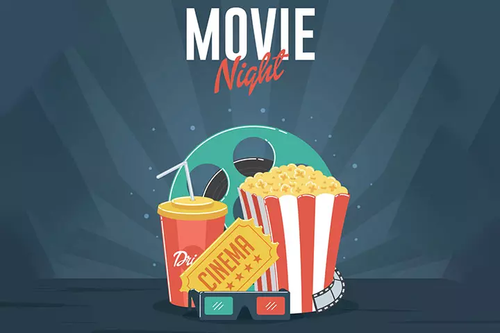 Movie night, couple challenge