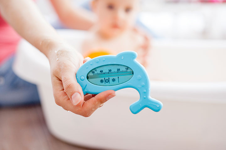 Only lukewarm water should be used to wash your baby’s face and body
