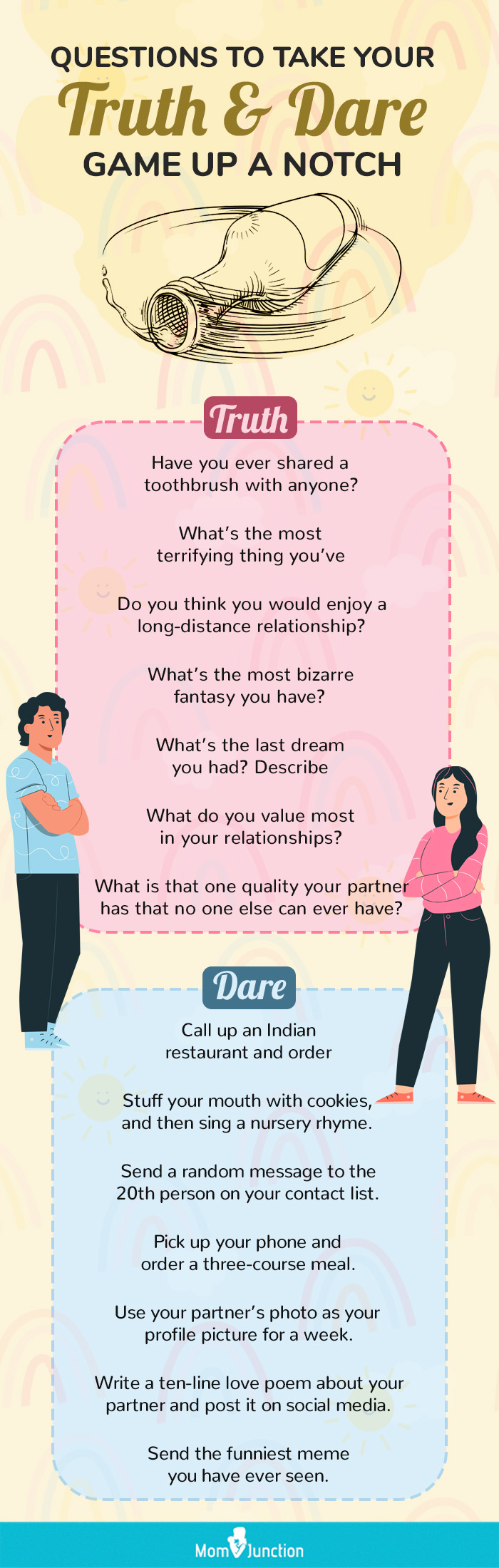 201 Truth Or Dare Questions Couples