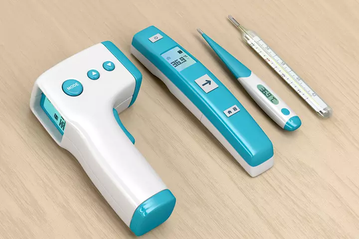 Several types of thermometer can diagnose a fever.
