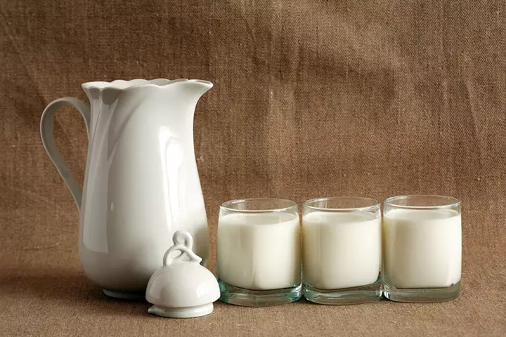 Three glasses of milk during pregnancy
