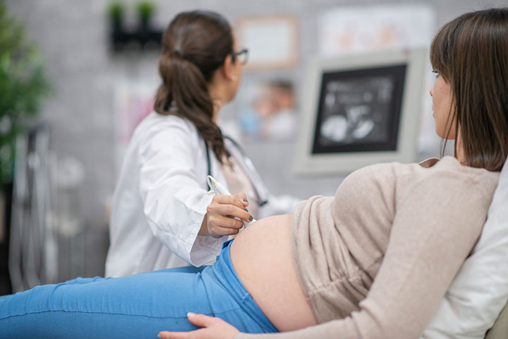 Ultrasound for upper stomach pain during pregnancy