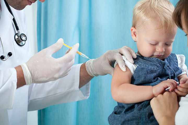 Vaccination can cause loss of appetite in babies