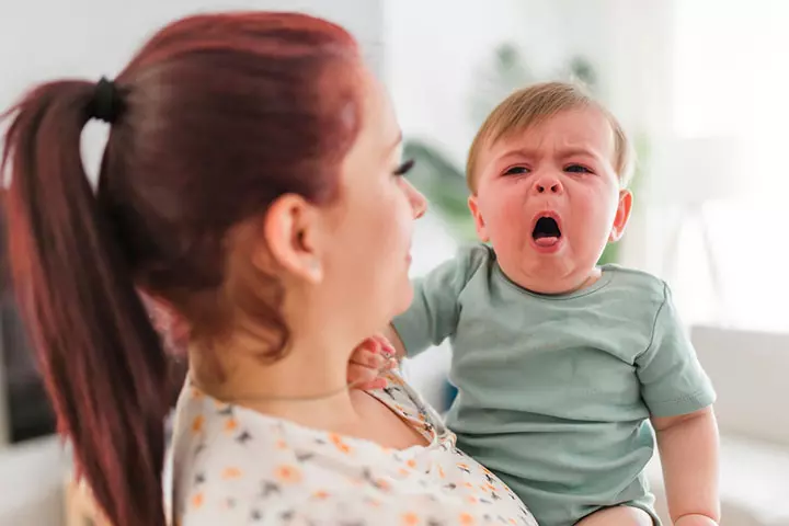 Whooping cough causes a baby to gasp for air