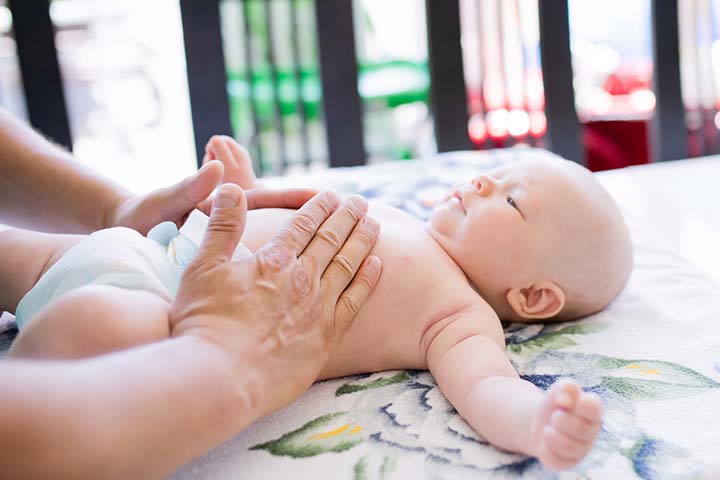 A gentle massage before bedtime may help babies sleep without a pacifier.