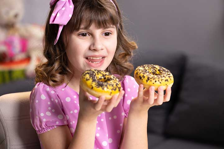 A symptom of borderline personality disorder in children is binge eating