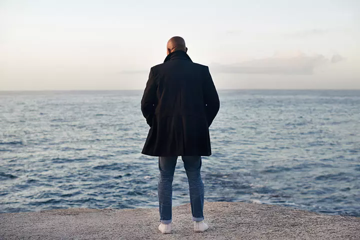 A young man finds peace in silence and solitude